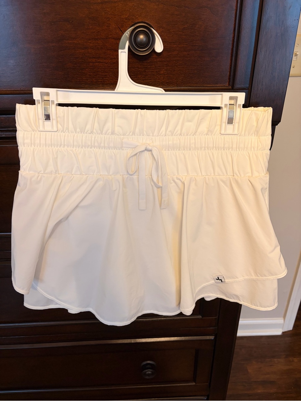 JoyLab Cream Athletic Skort with Drawstring Waist